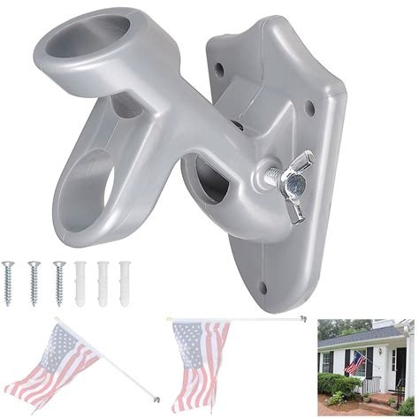 metal flagpole bracket|adjustable flag pole mounting bracket.